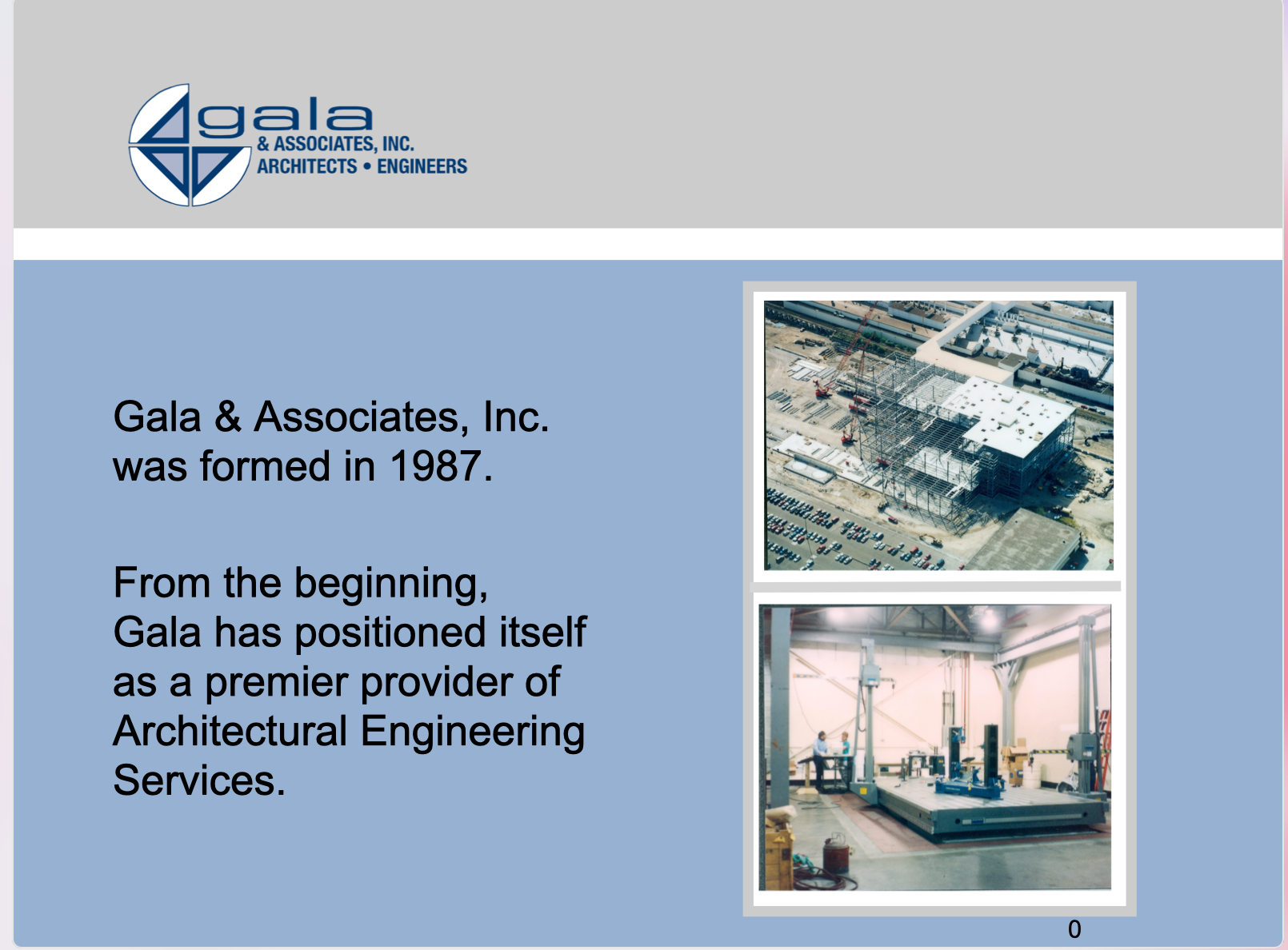 Gala Old website
